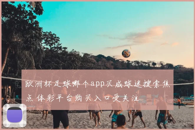 欧洲杯足球哪个app买成球迷搜索焦点 体彩平台购买入口受关注